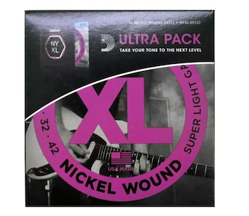 EXL120 NYXL0942 SUPER LIGHT ULTRA PACK EXL120-NYXL0942 DADDARIO Strings