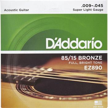 Enc. p/ acustica 85/15 x-lite .009/.045 EZ890 DADDARIO Strings