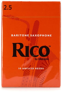 CAÑAS PARA SAXO BARITONO, 3PAK,  N° 2 1/2 X 1 (MC X 10) RLA1025 DADDARIO Woodwinds