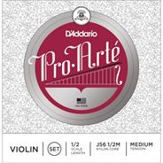 Cda 1º p/violin, 4/4, proarte e-acero al carbono estañado J56014/4M DADDARIO