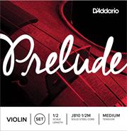Encordado p/violin, 1/2, prelude violin set, solid steel cor J8101/2M DADDARIO