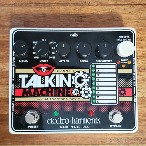 Vocal Formant Filter USADO STEREO TALKING MACHINE ELECTRO HARMONIX