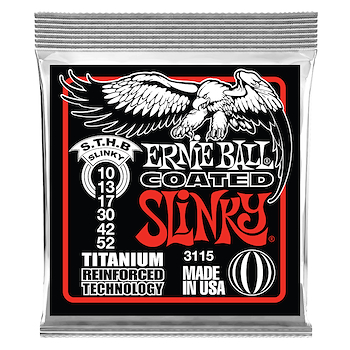 ENCORDADOS	SLINKY RPS COATED TITANIUM 10-52 P03115 ERNIE BALL