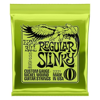 ENCORDADOS	ORIGINAL SLINKY NICKEL WOUND 10-46 P02221 ERNIE BALL