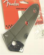 Chapa de controles jazz bass vintage original, cromada 099-2055-000 FENDER SPA