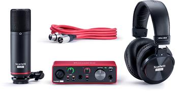 Focusrite Scarlett Solo Studio Pack, Set contains Scarlett S Scarlett Solo Studio (3ra Generación) FOCUSRITE