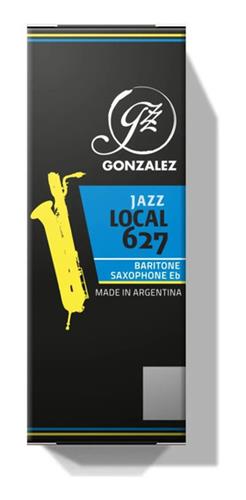 Caña saxo baritono (por unidad) Saxo Barìtono Mib – Mod. JAZZ (env.azul/negro) GONZALEZ
