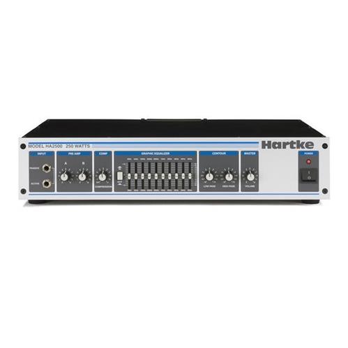 Amplif p/bajo, cabezal, 250w/4, 180w/8, 10 bandas de eq, c HA2500 HARTKE SYSTEMS