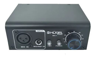 AMPLIFICADOR DE MICROFONO MIC-1 HUGEL