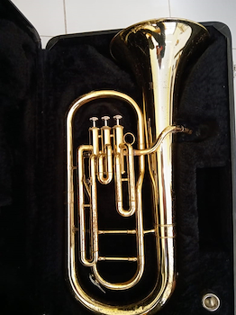 Euphonium/Bombardino Barítono(USADO) 3 Pist. En Bb, Laq JBR-462L JUPITER