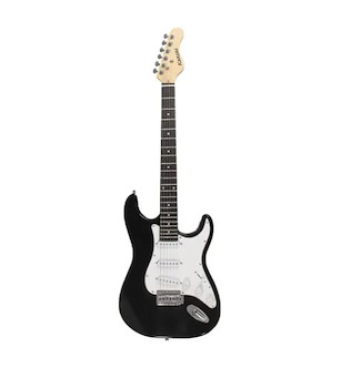 Guitarra electrica-Tipo STR-BlackDiap.Rosewood |  3 microfon L-G1-ST-BK KNS KANSAS