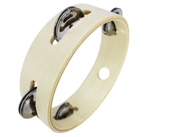 Pandereta 15cm Sin parche  Madera  Sonajas JB906 KNIGHT