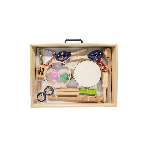 Set de percusion | p/niños | 10 instr | Marac+Pand+Tambour+h JB550 KNIGHT
