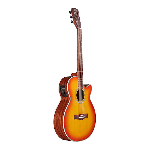 GUIT. ACÚSTICA CAOBA COLOR CHERRY SUNSUNBURST CON EC ARTEC C102-CCS LA ALPUJARRA - $ 213.939,00