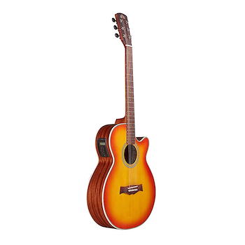 GUIT. ACÚSTICA CAOBA COLOR CHERRY SUNSUNBURST CON EC ARTEC C102-CCS LA ALPUJARRA