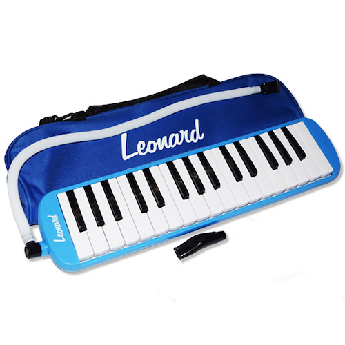 Melodica Piano 32 Notas con Funda- Color Azul M32ABL LEONARD