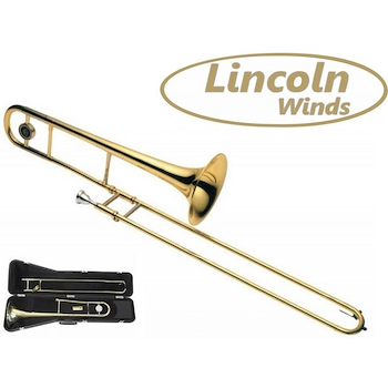 Trombon a vara LCTT-876 DELUXE TENOR DORADO CON ESTUCHE LINCOLN WINDS