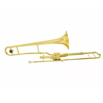 Trombon a pistones jytb-1504 JYTB-1504 DORADO CON ESTUCHE LINCOLN