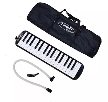Melodica LWME32S-BK 32 NOTAS COLOR NEGRA CON ESTUCHE LINCOLN