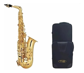 Saxo alto dorado con estuche LWAS1103 DORADO CON ESTUCHE LINCOLN