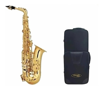 Saxo tenor JYTS-1103 JYTS-1103 DORADO CON ESTUCHE LINCOLN