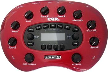 Pod xt, 32 modelos de amplificadores,24 simulaciones de caja POD XT LINE 6