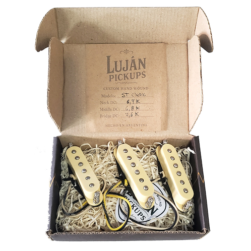 Pastilla simple  setx3 Strato set simple LUJAN PICKUPS