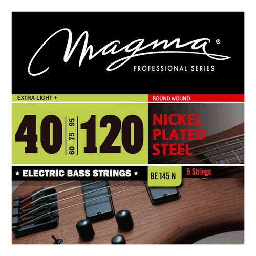 Set Strings  Bajo-Elec Nickel P/Steel 040 El+ BE140N MAGMA