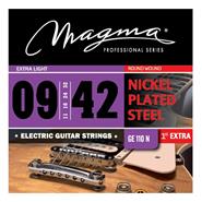 Set strings guit-elec nickel p/steel .009 el GE110N MAGMA