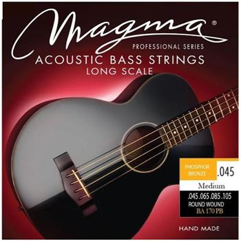 Set strings bajo-acoustic phosphor bron045 m ba170pb MAGMA