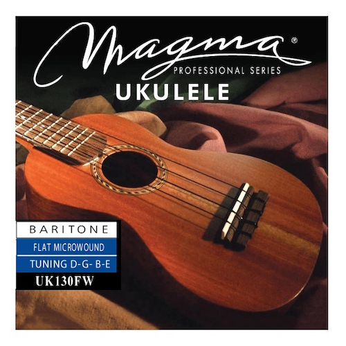 Cuerda Para Ukelele De Nylon Transparente / Nylon Negro / UK130FW MAGMA