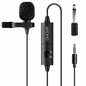 Microfono Lavalier Condenser Omnidireccional Miniplu AU-100 MAONO