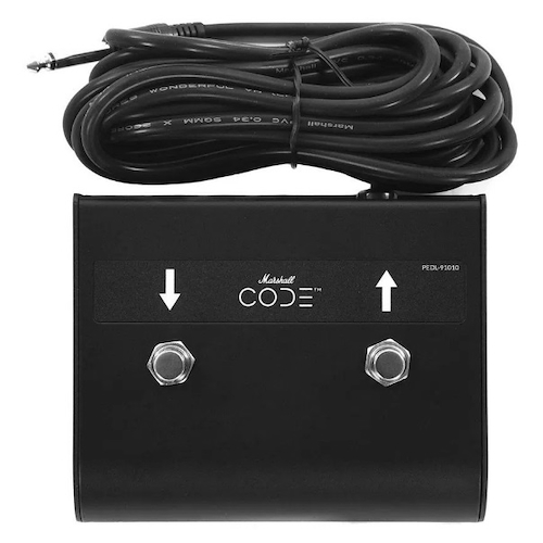 Foot control programable de 2 botones con LED adecuado para PEDL-91010 CODE 2 WAY MARSHALL