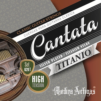 Encordado guit clasica TITANIO- CANTATA Tension alta 010620T MEDINA ARTIGAS