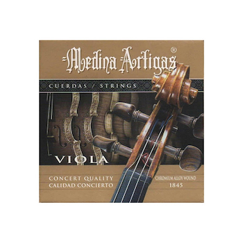 Encordado para Viola MOD 1845 SET STRINGS  VIOLA MED.ART  A/ACER.  A/NYL. FLAT MEDINA ARTIGAS