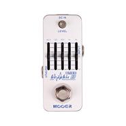 Micro equalizador p/bajo, a pedal, 5 band, ±18db/band, level GRAPHIC B MOOER