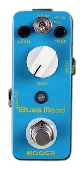 PEDAL DE EFECTO | Micro series | Blues Overdrive | Tipo BD2 BLUES MOOD MOOER