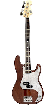 Bajo Constr.: Bolt On - Cuerpo: Madera maciza (no laminada) PR Dark Wood NEWEN