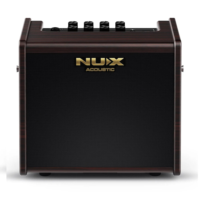 Amplificador Acustica AC-25 2 CANALES BATERIA RECARGABLE 25W NUX