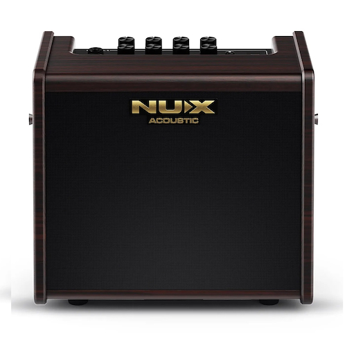 Amplificador Acustica AC-25 2 CANALES BATERIA RECARGABLE 25W NUX