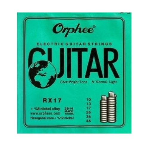 RX Electric Guitar Strings RX17/010 ORPHEE STRINGS