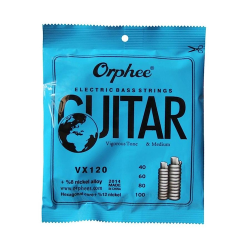 VX Electric Bass Guitar Strings VX120 4 strings ORPHEE STRINGS