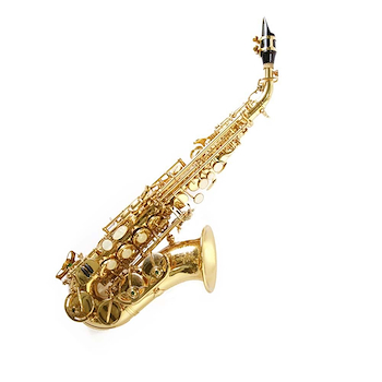 Saxo Soprano Curvo Dorado PSSCD PARQUER