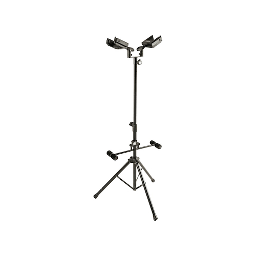 GS528 - Soporte universal para guitarra doble (2 guit) con d GS/528 QUIK LOK