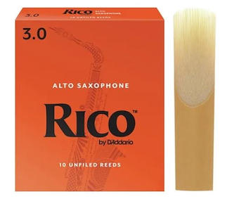 Cañas Rico para Saxo Alto n° 3 x 1 (MC x 10) RJA1030 RICO
