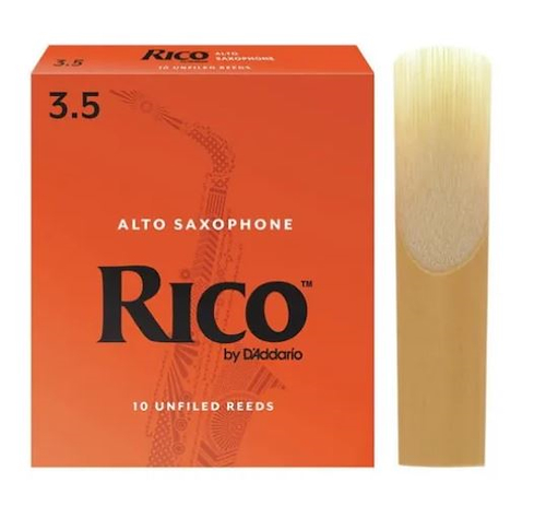 Cañas Rico para Saxo Alto n° 3 1/2 x 1 (MC x 10) RJA1035 RICO