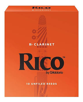 Cañas RICO para clarinete n° 2 1/2 x 1 (MC x 10) RCA1025 RICO