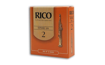 Cañas Rico Para Saxo Soprano N° 2 1/2 X 1 (Mc X 10) RIA1025 RICO