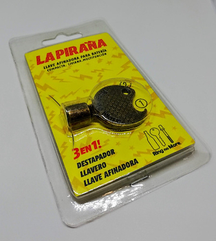 Piraña llave de afinar bat.3 en 1 destapa,llavero,afina Accesorios Para Bateria RING NO MORE