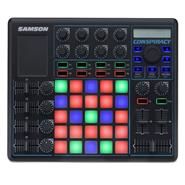 Controlador Midi/USB, 25 pads, 2 ch DJ c/crossfader, plug & CONSPIR SAMSON MI